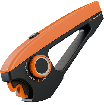 Orange Ninja 4-in-1 Scissor Sharpener - Hair, Kitchen, Craft & Fabric