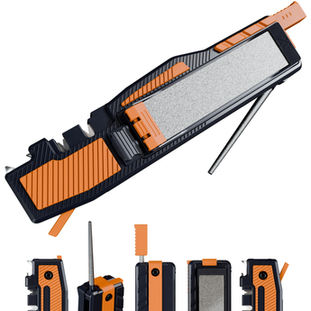 Orange Ninja Pocket Field Knife Sharpener