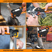 Orange Ninja Rotating All-in-1 Tool Sharpener