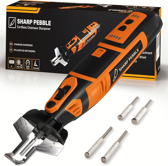 Sharp Pebble™ Cordless Electric Chainsaw Sharpener — Sharpen Anywhere