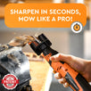 Sharp Pebble® Cordless Lawn Mower Sharpener Kit