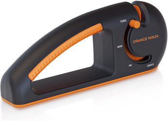 Orange Ninja 4-Stage Knife Sharpener — Kitchen Knives & Serrated Knives