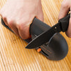 Orange Ninja 4-Stage Knife Sharpener — Kitchen Knives & Serrated Knives
